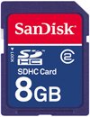 כרטיס זיכרון SanDisk SDHC 8GB